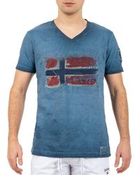 Geo Norway - T- Casual Kurzarm Shirt bajoasis Men (1-tlg) im Used Look - Lyst