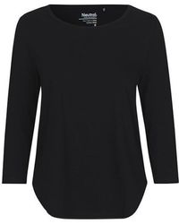 Neutral - Langarmshirt Three Quarter Sleeve T-Shirt - Lyst