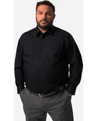 Men Plus - Plus Men+ Businesshemd Langarm Easy Care Kentkragen - Lyst