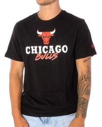 KTZ - T-Shirt NBA Script Chicago Bulls - Lyst