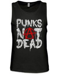 Urban Backwoods - Tanktop Punks Not Dead II Ärmelloses T-Shirt Music DJ MC Punk New Wave UK Rock Avant-Garde Band Noise England - Lyst