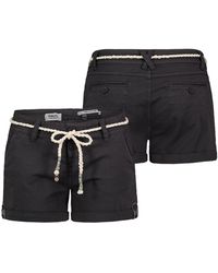 Sublevel - Bermudas Short Bermuda kurze Hose Sommer Chino Stoff Hotpants mit Gürtel - Lyst