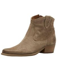 Felmini - Stiefelette Leder Cowboy Stiefelette - Lyst