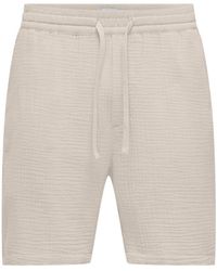 Only & Sons - Stoffhose ONSTEL-PAS 0158 SHORTS - Lyst