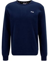 Fila - Sweatshirt Brustem Crew Sweat Men mit gesticktem -Logo - Lyst