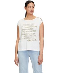 Cartoon - T-Shirt mit Placement (1-tlg) Aufgesteppte Bänder - Lyst