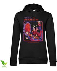 Steven Rhodes - Portal To The Cat Dimension Girly Hoodie - Lyst