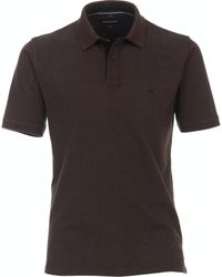 CASA MODA - Polo-Shirt unifarben Poloshirt - Lyst