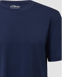 S.oliver - Kurzarmshirt Performance T-Shirt mit Cooling Effekt - Lyst