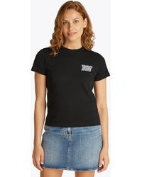 Tommy Hilfiger - T-Shirt TJW REG TJ BUBBLE TEE mit Logodruck - Lyst