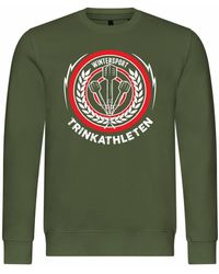 deinshirt - Rundhalspullover Pullover Wintersport Trinkathleten Mit Print Motiv, Grafik - Lyst