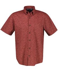 Lerros - Kurzarmhemd mit All-Over Print - Lyst