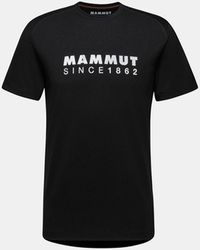 Mammut - Kurzarmshirt Trovat T-Shirt Men Logo - Lyst