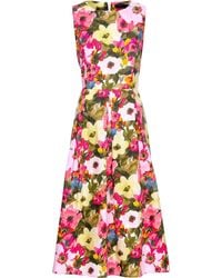Reitmayer - Midikleid Kleid mit Blumenmuster - Lyst