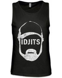 Urban Backwoods - Tanktop Idjits Ärmelloses T-Shirt Supernatural Fun Dean Logo Pentragramm Pentacle Flaming Sam Idiots - Lyst
