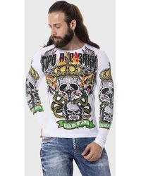 Cipo & Baxx - T-Shirt Sweatshirts mit coolem Front-Print - Lyst