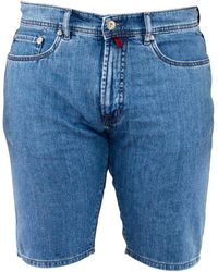 Pierre Cardin - 5-Pocket-Jeans LYON SHORTS light blue 34221 7611.05 - Lyst