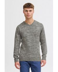 Blend - Strickpullover Bhdansel Feinstrickpullover Mit V-Ausschnitt - Lyst