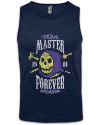 Urban Backwoods - Tanktop Evil Master Forever Ärmelloses T-Shirt Masters Retro Kult 80s Of The Skull He Universe Schädel - Lyst
