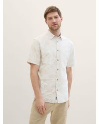 Tom Tailor - Langarmhemd Kurzarmhemd mit Print - Lyst