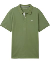 Tom Tailor - Poloshirt basic polo with contrast - Lyst