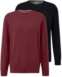 S.oliver - Rundhalspullover 2Er Pack Basic (Spar-Set, 2-Tlg) Pullover - Lyst