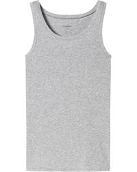 Schiesser - Tanktop Pure Rib Tank-top unterhemd unterzieh-shirt - Lyst
