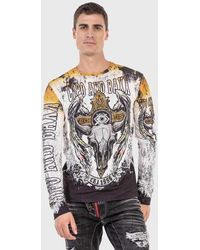 Cipo & Baxx - T-Shirt Sweatshirts mit Allover-Print - Lyst