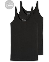 Schiesser - Tanktop 95/5 (2-tlg) Tank-top unterhemd unterzieh-shirt - Lyst