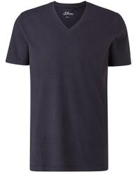 S.oliver - Kurzarmshirt T-Shirt kurzarm - Lyst
