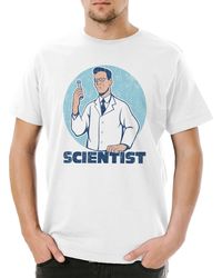 Urban Backwoods - Print-Shirt Scientist IV T-Shirt Weiß Größe 3XL (1-tlg) - Lyst