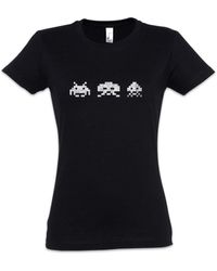 Urban Backwoods - Print- Digital Invaders T-Shirt Spiel Arcade Game Retro Nerd Alien VG - Lyst