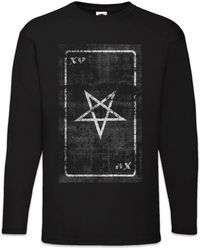 Urban Backwoods - Langarmshirt The Langarm T-Shirt Tarot Karte Karten Devil Teufel Satan - Lyst