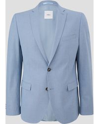 S.oliver - .Oliver BLACK LABEL Sakko s.O PURE: Anzugsakko mit feiner Webstruktur - Lyst