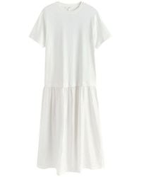 Next - Shirtkleid 2-In-1-T-Shirt-Kleid Aus Jersey (1-Tlg) - Lyst