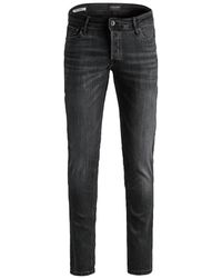 Jack & Jones - Slim-fit- Jeans Skinny Tapered JJI GLENN ORIGINAL AM (1-tlg) 3465 in Schwarz-2 - Lyst