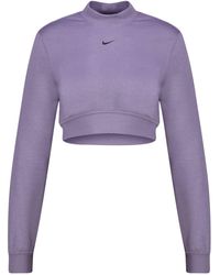 Nike - Sweatshirt CHILL FRENCH TERRY CROPPED - Lyst