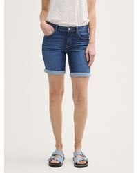 Tom Tailor - Jeansshorts TTALEXA Slim Bermuda Jeans Shorts - Lyst