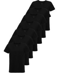 Tazzio - T-Shirt E107 (Packung, 7-tlg) Basic V-Ausschnitt - Lyst