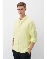 S.oliver - Langarmhemd Leinenhemd mit Button-Down-Kragen - Lyst