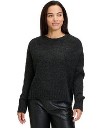 Cartoon - Strickpullover Basic-Pullover mit Rundhalsausschnitt (1-tlg) Rippbündchen - Lyst