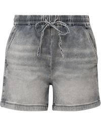 QS - Shorts Jeans-Short / Mid Rise / Elastikbund Label-Patch - Lyst