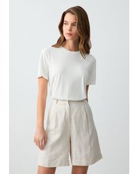 Jimmy Key - Gewebte Shorts İn Stein - Lyst