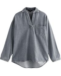Next - Lockeres Jeanshemd im Relaxed Fit (1-tlg) - Lyst
