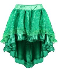 Refttenw - A-Linien- Gothik Minirock mit Spitzenrand,Rock im Vintage-Stil - Lyst