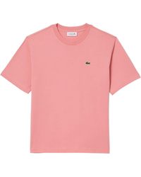 Lacoste - T-Shirt aus Baumwolle - Lyst