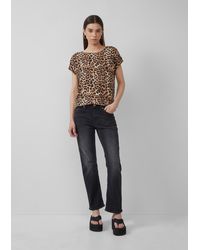 QS - 7/8-Hose Ankle-Jeans Catie / Slim Fit / Mid Rise / Straight Leg / Super Stretch - Lyst