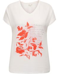 Only Carmakoma - Kurzarmshirt CARVIGGA /S O-NECK MIX TEE JRS BS - Lyst