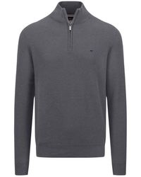 Fynch-Hatton - Strickpullover Pullover mit Troyer-Kragen (1-tlg) - Lyst