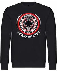 deinshirt - Rundhalspullover Pullover Wintersport Trinkathleten Mit Print Motiv, Grafik - Lyst